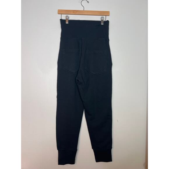 NWT Marissa Webb So High Waisted French Terry Sweatpants Black Size: Medium - Picture 6 of 7